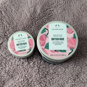 The Body Shop British Rose Body Butter Duo